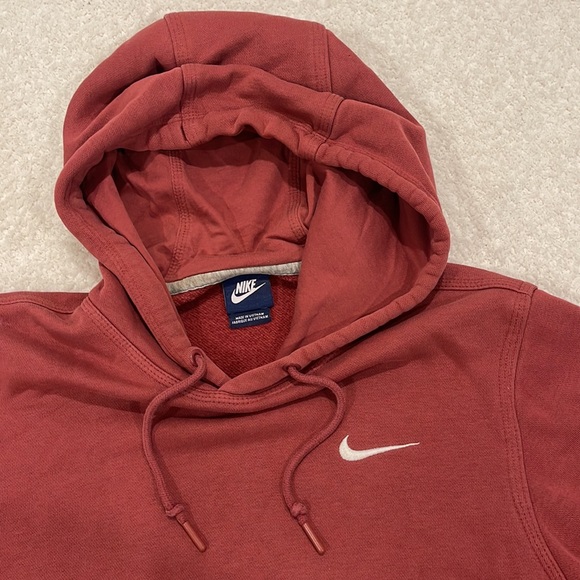 VINTAGE NIKE - Hoodie - Red (size small) - Picture 2 of 7